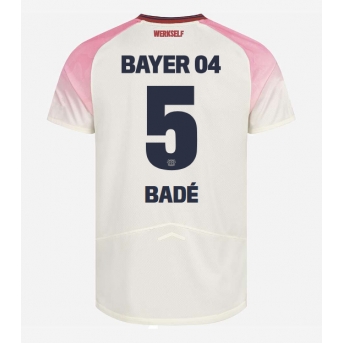 Billige Fotballdrakt Bayer Leverkusen Loic Bade #5 Replika Bortedrakt 2025-26 Kortermet